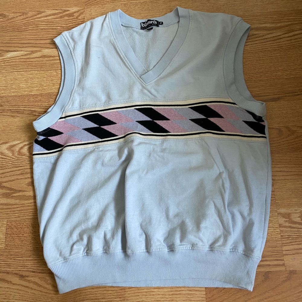 Vintage Sleeveless Golf Pullover